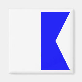 Internationell maritim signal ALFA Magnet