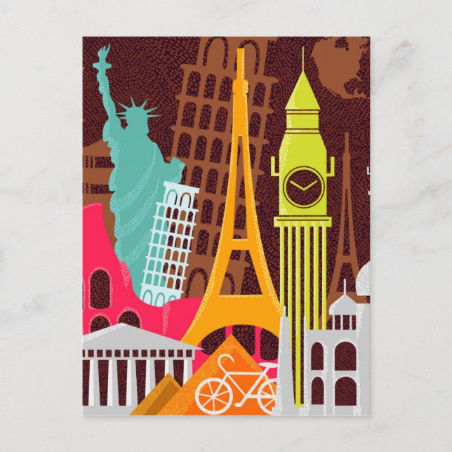 Internationell monument vykort (Framsida)