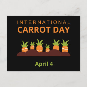 Internationell morotdagen den 4 april vykort
