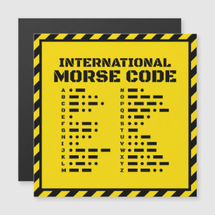 Internationell Morse-kod – Industridesign i fetsti