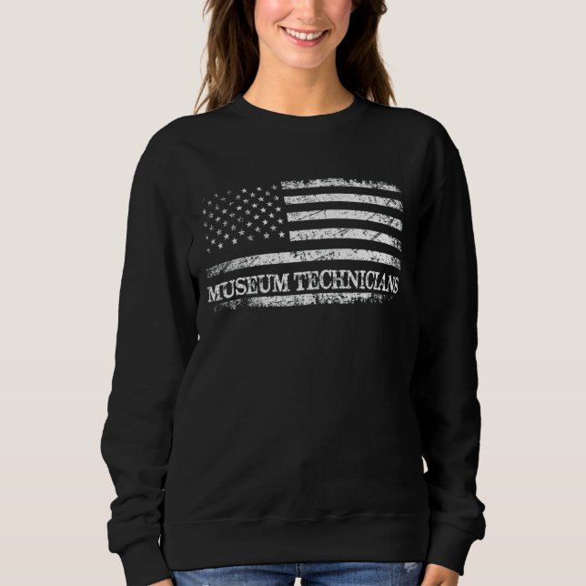 Internationell Museumdag Museum Teker Us Flagga T Shirt (Framsida)