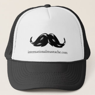 Internationell mustasch truckerkeps