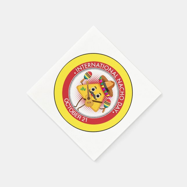 Internationell Nacho Day Pappersservett (Hörn)