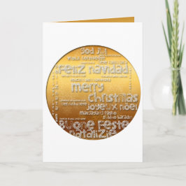 Internationell Navidad Noel Hälsning C Helgkort