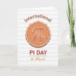 Internationell Pi Day Kort