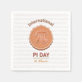 Internationell Pi Day Pappersservett