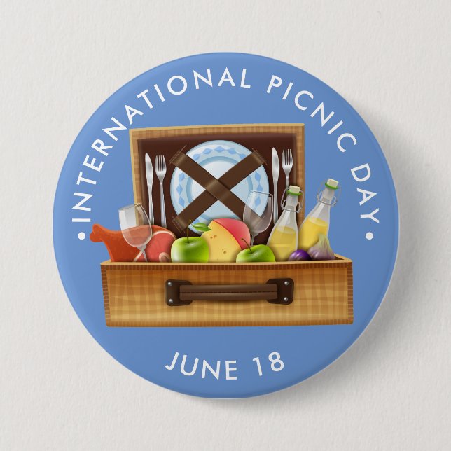 Internationell Picnic Day, PICNIC BASKET Knapp (Framsida)