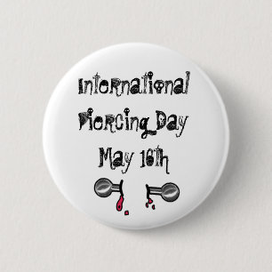 Internationell Piercing Dag juni 28 Helgdagar Knap Knapp