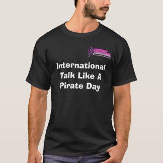 Internationell prata som en pirat… tee shirt