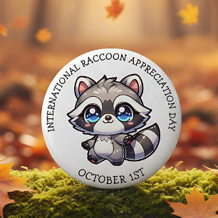 Internationell Raccoon-utvärderingsdagen Knapp