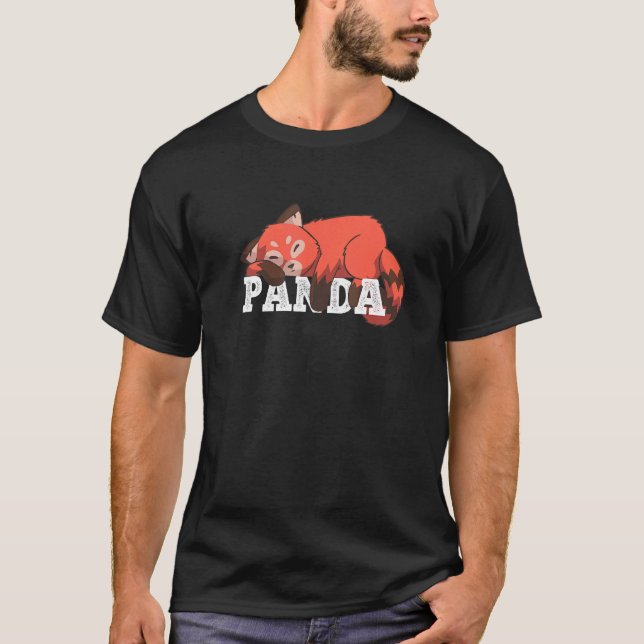 Internationell Red Panda Day Rädding Spara Animal  T Shirt (Framsida)