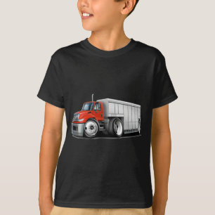 Internationell Röd-Vit leveranslastbil Tee Shirt