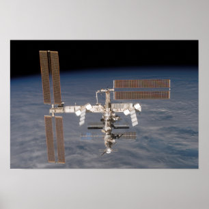 Internationell-rymden Station 7 Poster