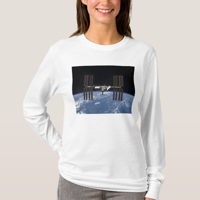 Internationell-rymden Station 9 Tee Shirt (Framsida)