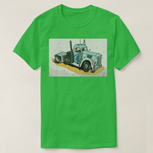 Internationell Semi Tractor Lastbil T Shirt (Design framsida)