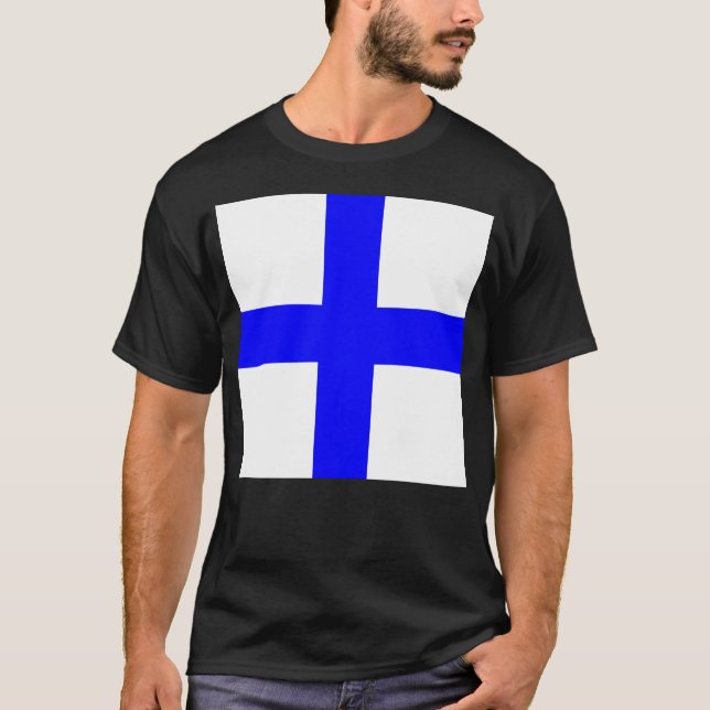 Internationell signalflagga för X-Ray T Shirt (Framsida)