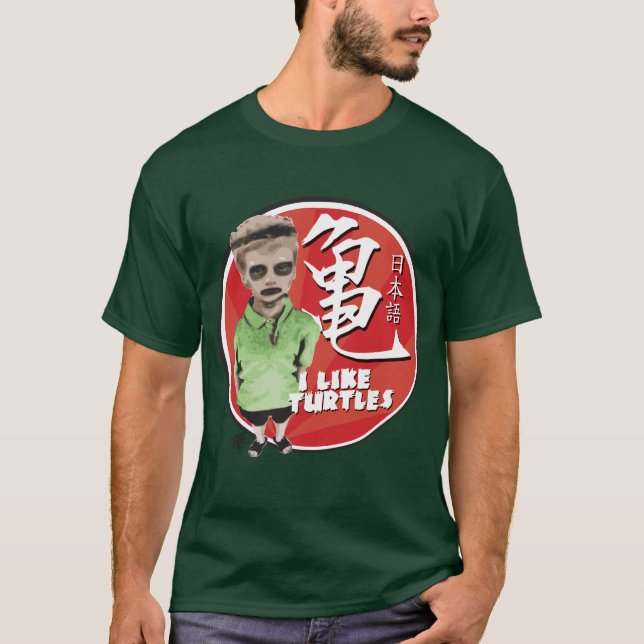 Internationell sköldpaddapojke t-shirt (Framsida)