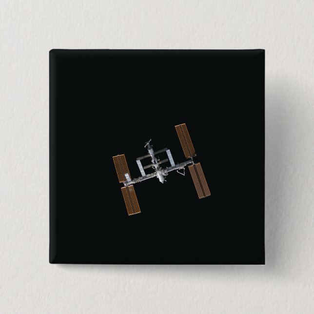 Internationell Space Station 16 Knapp (Framsida)