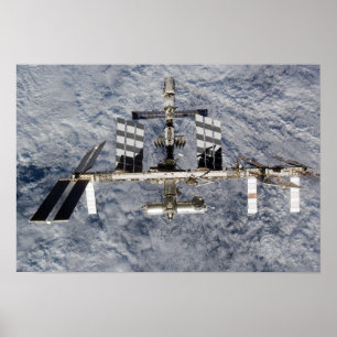 Internationell Space Station 16 Poster