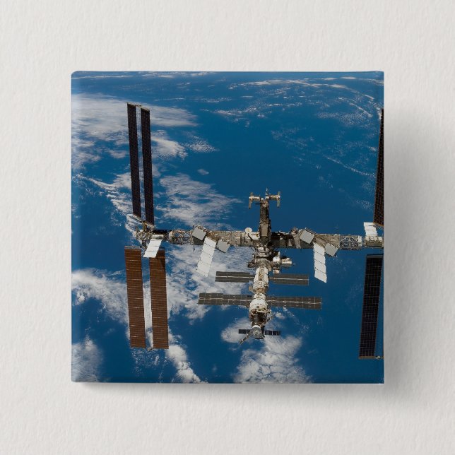 Internationell Space Station 18 Knapp (Framsida)