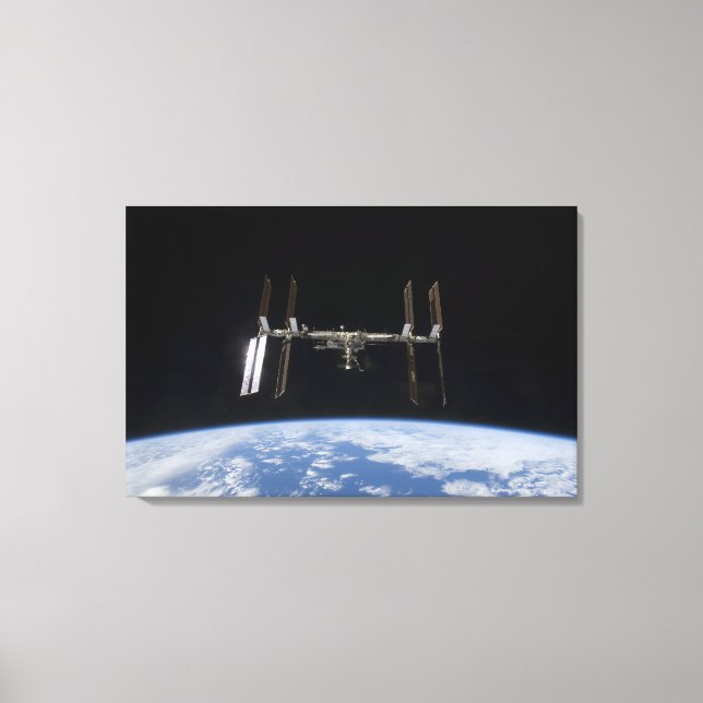 Internationell Space Station 19 Canvastryck (Framsida)