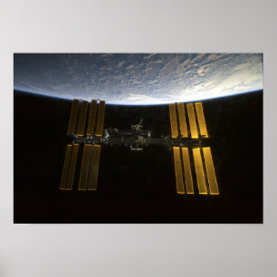 Internationell Space Station 20 Poster
