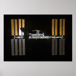 Internationell Space Station 21 Poster