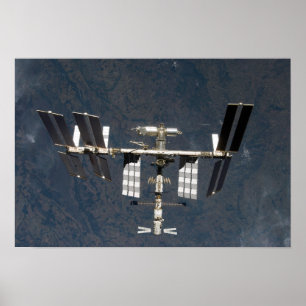 Internationell Space Station 24 Poster