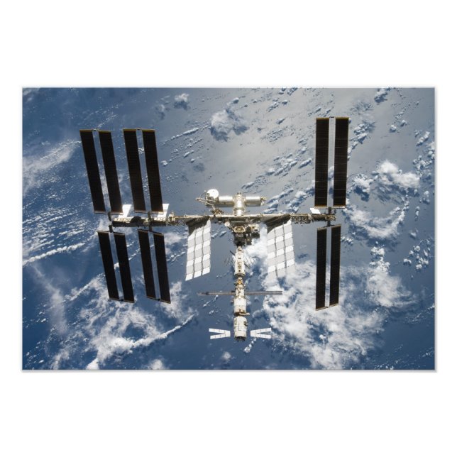 Internationell Space Station 25 Fototryck (Framsidan)