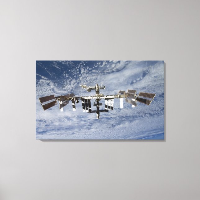 Internationell Space Station 28 Canvastryck (Framsida)
