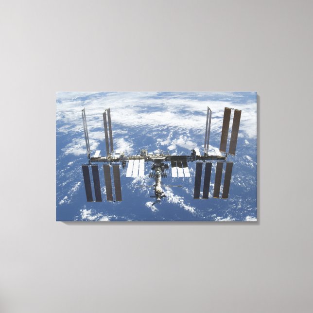 Internationell Space Station i omloppsbana 2 Canvastryck (Framsida)