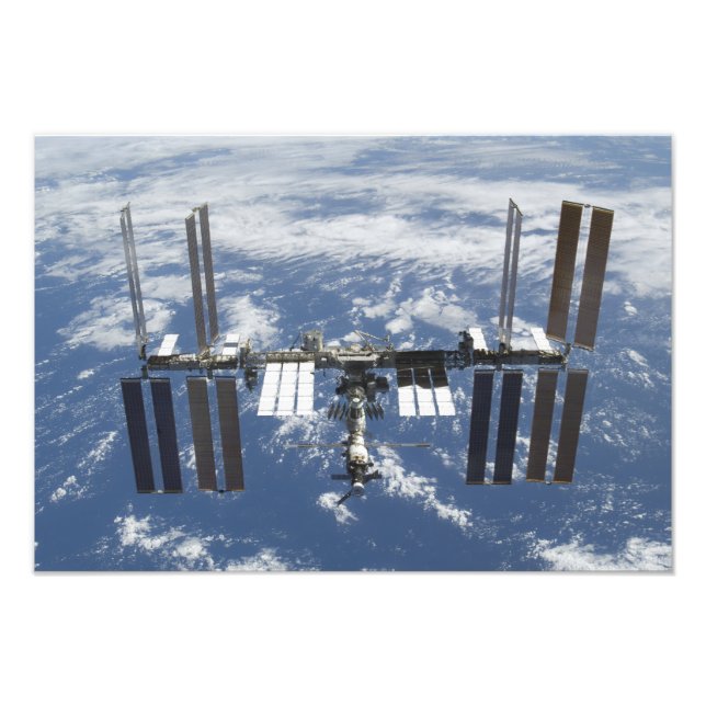 Internationell Space Station i omloppsbana 2 Fototryck (Framsidan)