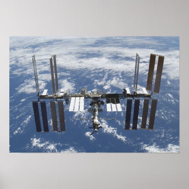 Internationell Space Station i omloppsbana 2 Poster (Framsidan)