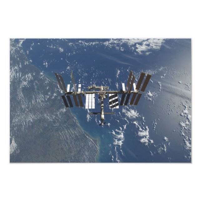 Internationell Space Station i omloppsbana 3 Fototryck (Framsidan)