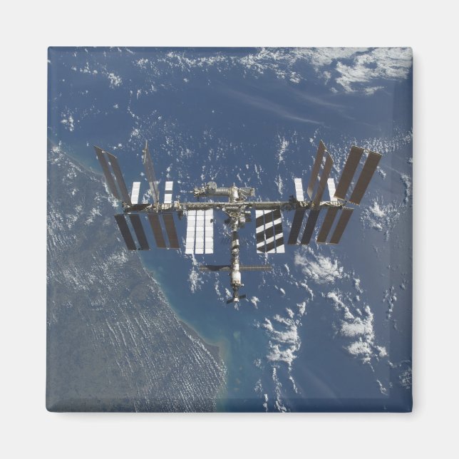 Internationell Space Station i omloppsbana 3 Magnet (Framsidan)