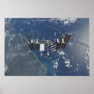 Internationell Space Station i omloppsbana 3 Poster