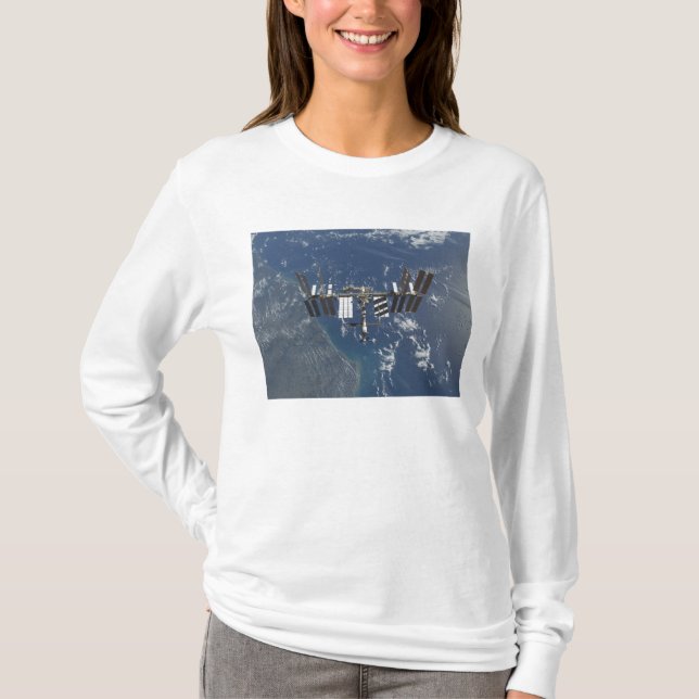 Internationell Space Station i omloppsbana 3 T-shirt (Framsida)