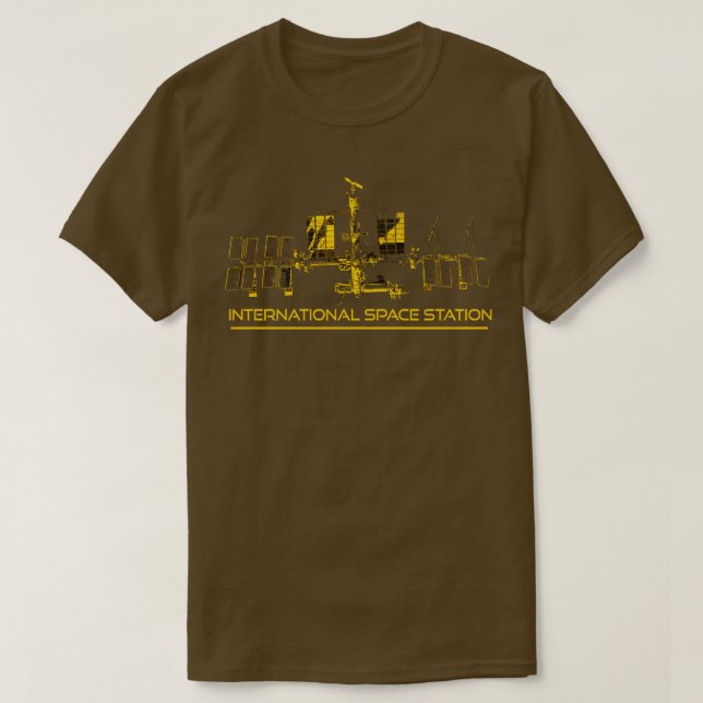 Internationell Space Station ISS 17 T Shirt (Design framsida)