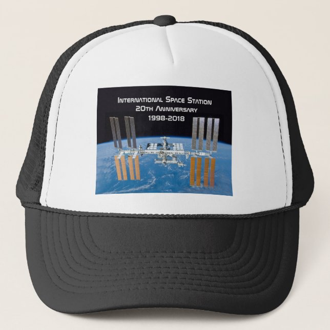 Internationell Space Station ISS 20-årsdagen Keps (Framsida)