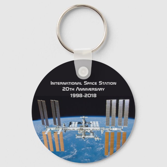 Internationell Space Station ISS 20-årsdagen Nyckelring (Framsida)
