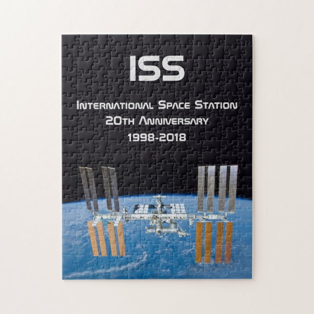 Internationell Space Station ISS 20-årsdagen Pussel (Vertikal)