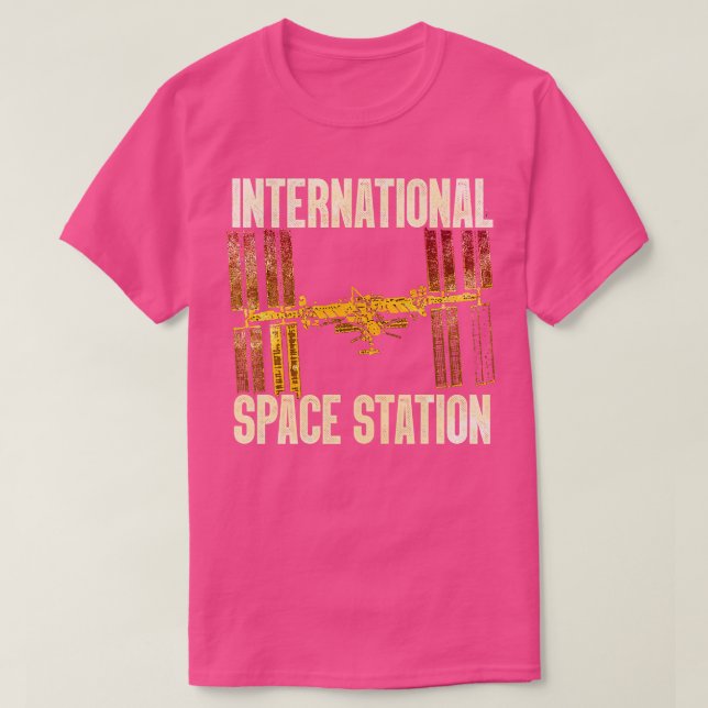 Internationell Space Station ISS 7 T Shirt (Design framsida)