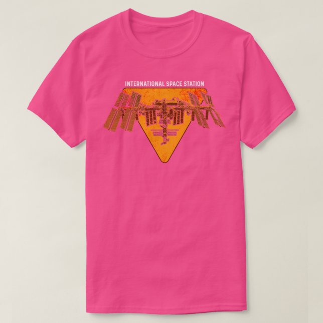 Internationell Space Station ISS 9 T Shirt (Design framsida)