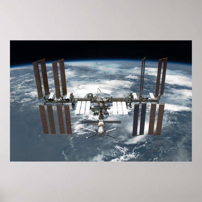 Internationell Space Station (ISS) Poster (Framsidan)