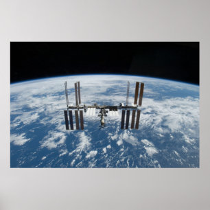 Internationell Space Station (ISS) Poster