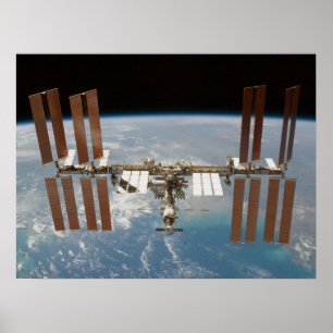 Internationell Space Station (ISS) Poster