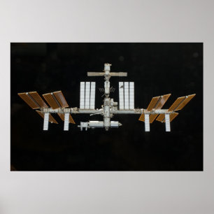 Internationell Space Station (ISS) Poster