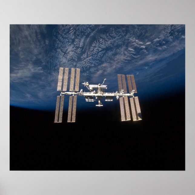 Internationell Space Station (ISS) Poster (Framsidan)