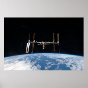 Internationell Space Station (ISS) Poster