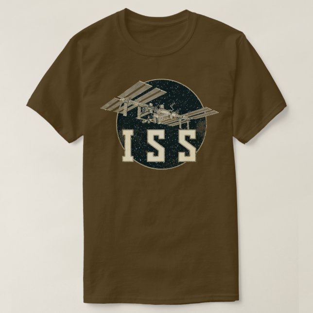 Internationell Space Station ISS T Shirt (Design framsida)